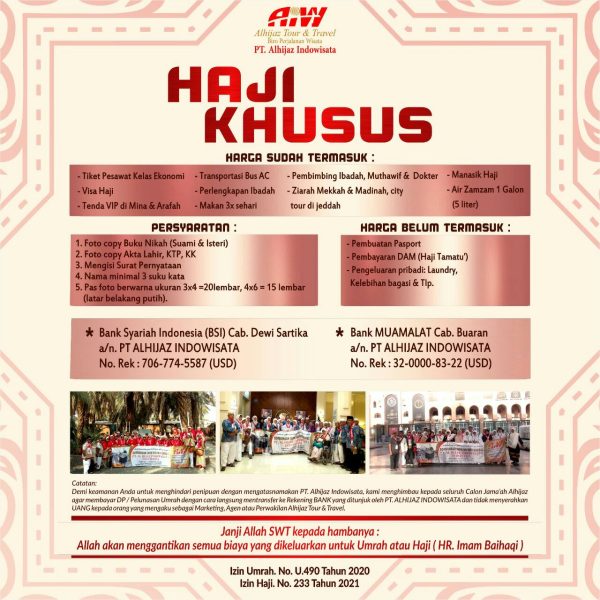 biaya haji plus biaya haji plus